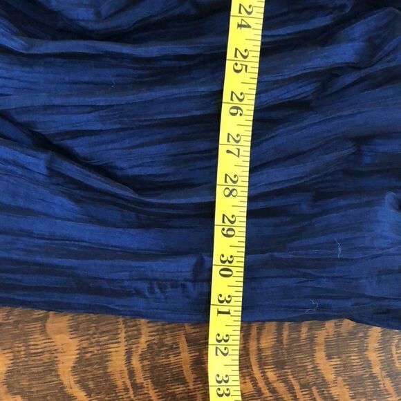 Betsy & Adam Royal Blue Taffeta Strapless Body-con Dress - Picture 12 of 12